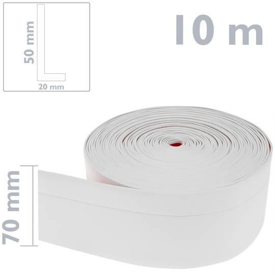 Canaleta Para Cables Autoadhesiva - 20x10 Mm, 3 M, PVC Negro, Organización Para TV, Luz Y Electrónicos