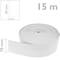 Rodapé autocolante flexível de 50 x 20 mm. Comprimento 15 m branco
