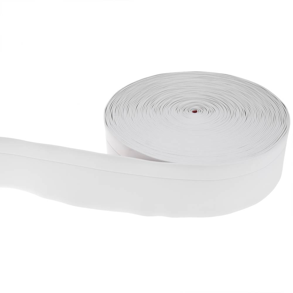 Flexible self-adhesive skirting board 50 x 20 mm. Length 20 m white