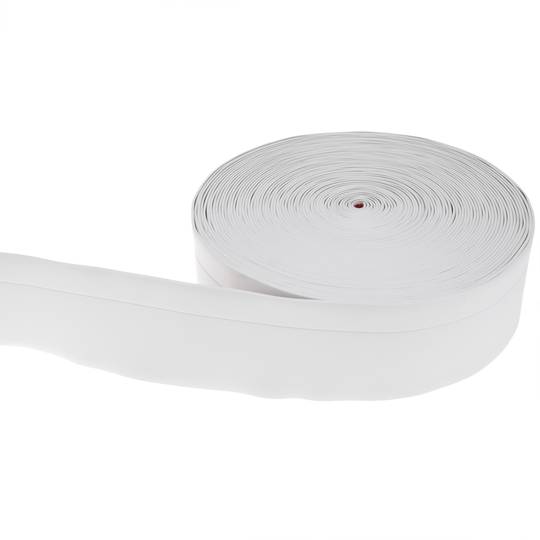 Flexible self-adhesive skirting board 50 x 20 mm. Length 20 m white