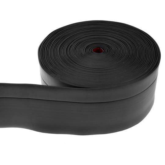 Rodapié flexible autoadhesivo 50 x 20 mm. Longitud 10 m negro