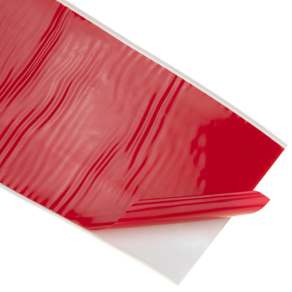 Zelfklevende flexibele plint 70 x 20 mm. Lengte 25 m wit