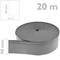 Plinthe flexible autocollante 70 x 20 mm. Longueur 20 m gris