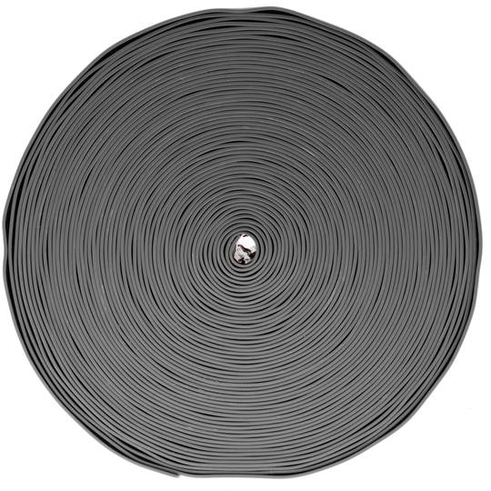 Plinthe flexible autocollante 70 x 20 mm. Longueur 20 m gris