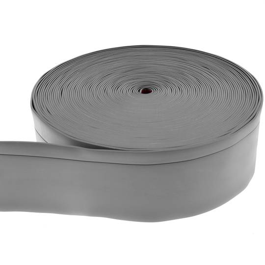 Plinthe flexible autocollante 70 x 20 mm. Longueur 20 m gris