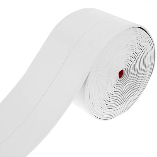 Flexibele zelfklevende plint 19 x 19 mm. Lengte 5 m wit