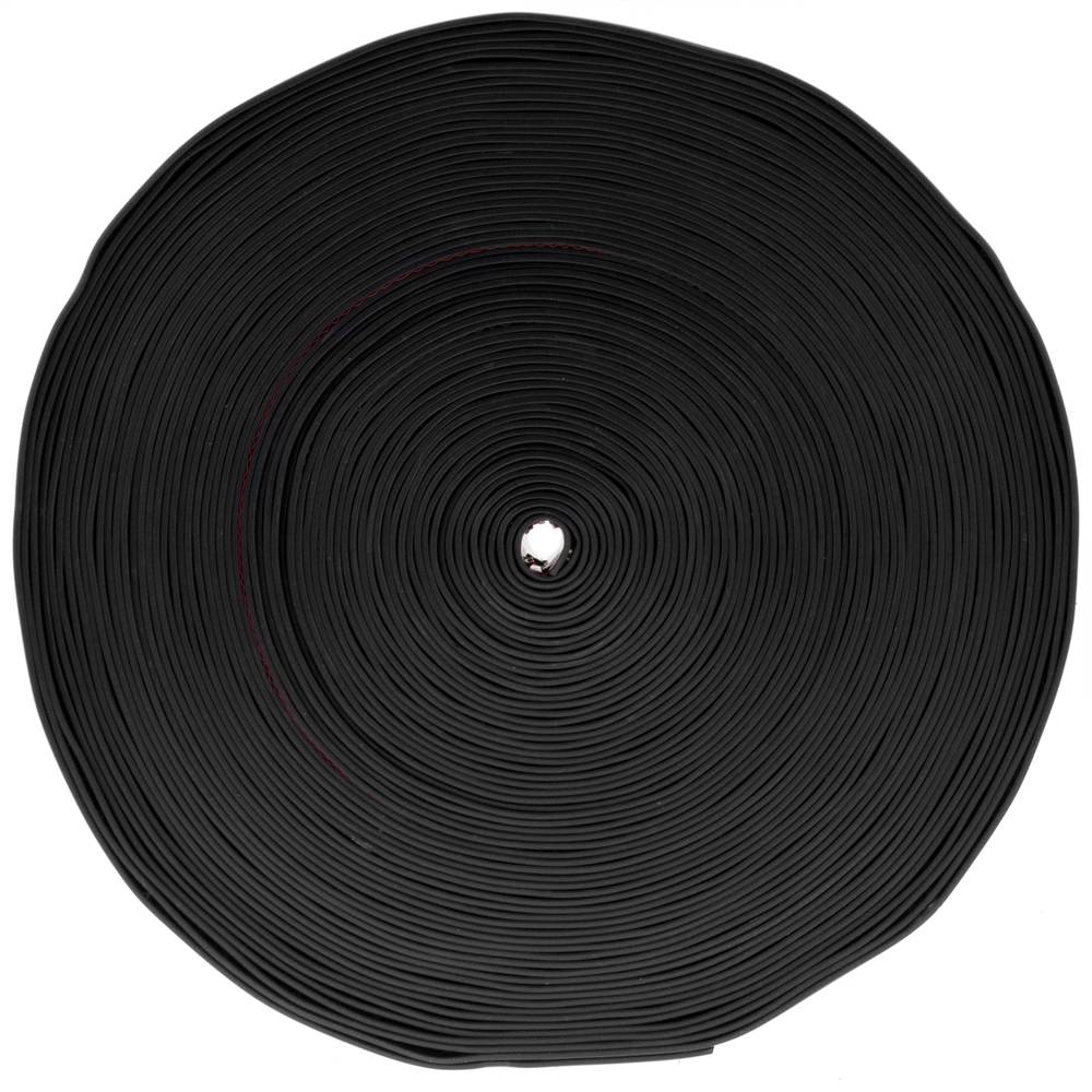 Flexible selbstklebende Fußleiste 19 x 19 mm. Länge 20 m schwarz