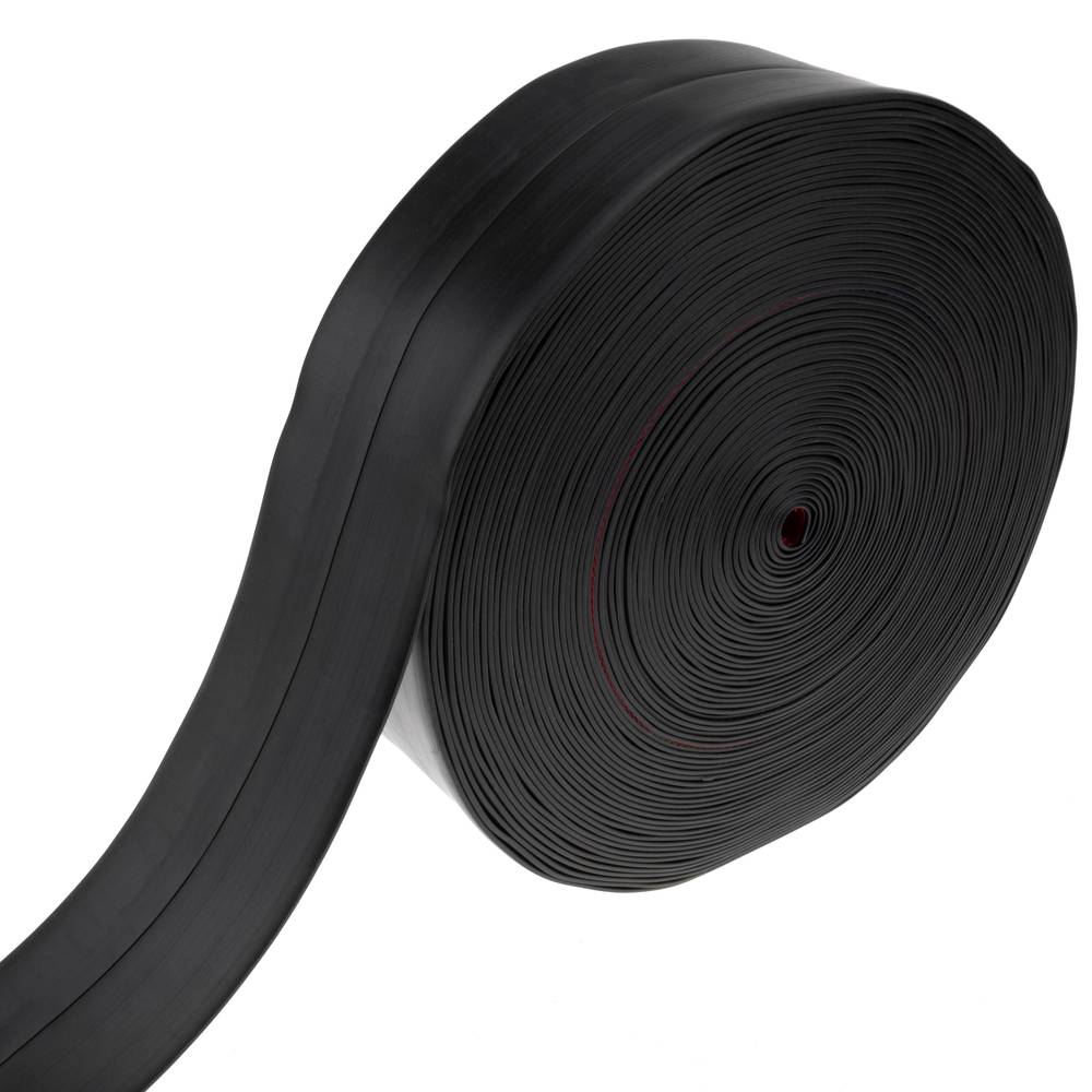 Flexible selbstklebende Fußleiste 19 x 19 mm. Länge 25 m schwarz