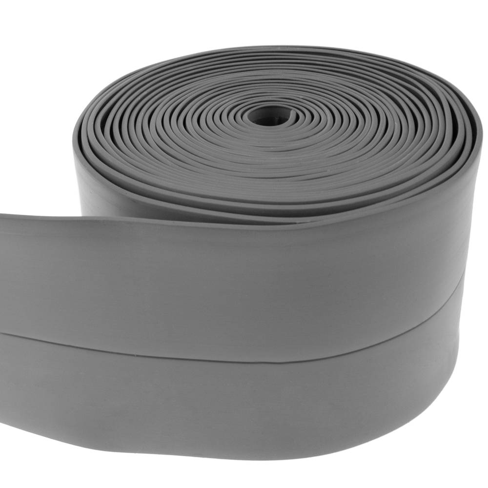 Rodapié flexible autoadhesivo 19 x 19 mm. Longitud 5 m gris