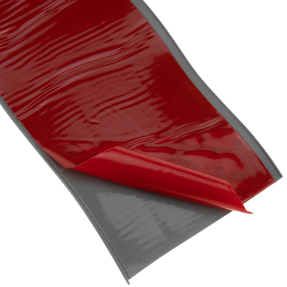 Sòcol flexible autoadhesiu 19 x 19 mm. Longitud 10 m gris