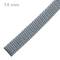 Cinta para persiana de nailon gris de 14mm x 6m