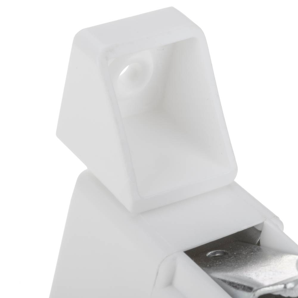 Recogedor de plástico eléctrico para persianas con cinta de 2.3 cm de 16.5  a 18.5 cm color blanco Schellenberg - Cablematic
