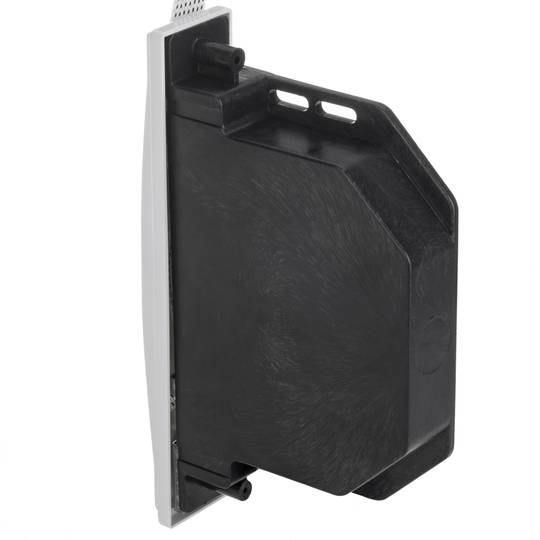 Roller shutter recessed belt in white color