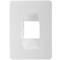 Plastic casing covers pulley in white color