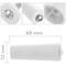 Blinde stop van 60 mm in wit