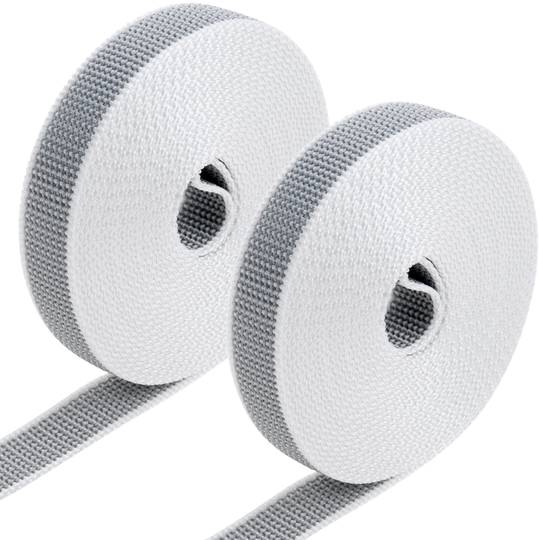 Confezione da 2 unità di nastro per tende in nylon mini G-8 grigio 22 mm x 6 m