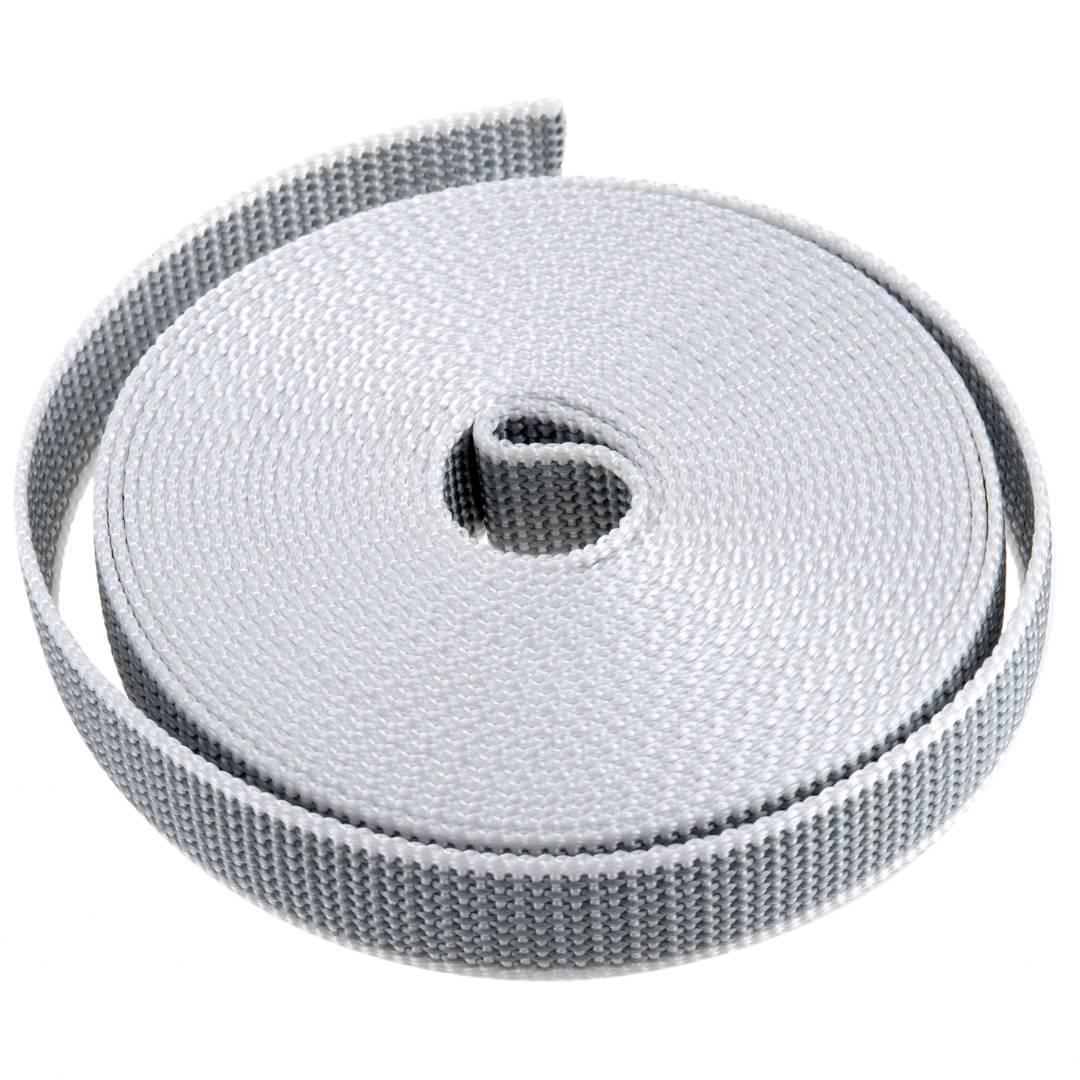 Confezione da 2 unità di nastro per tende in nylon mini G-8 grigio 22 mm x 6 m