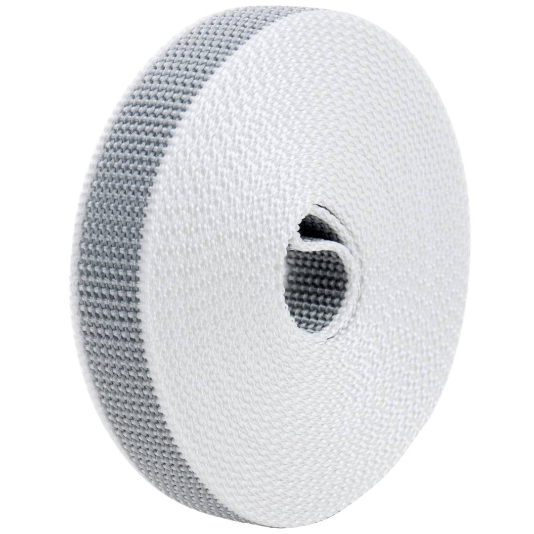 Confezione da 2 unità di nastro per tende in nylon mini G-8 grigio 22 mm x 6 m