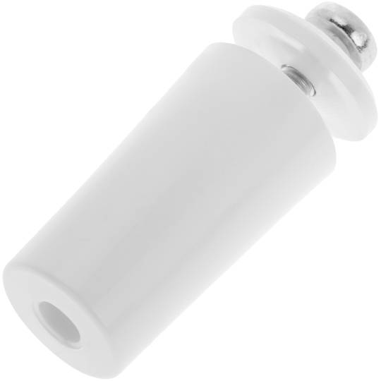 Confezione da 25 unità ferma cieco da 40 mm in bianco