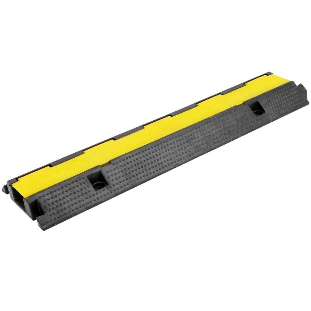 Yellow 3 Channel PVC Cable Cover/Cable Tray/Floor Cord Cover Cable