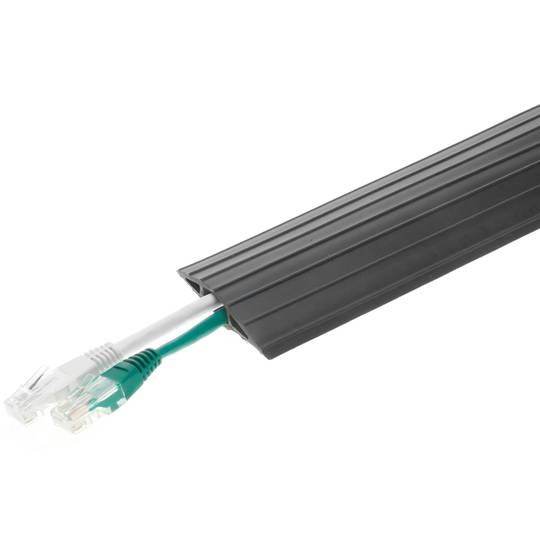 Pasacables de suelo para protección de cables eléctricos de 1 vía 102x13cm  - Cablematic