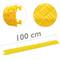 Passacavo a pavimento per la protezione elettrici canalina lunghezza 1 vie 100x13 cm giallo rigido