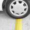 Passacavo a pavimento per la protezione elettrici canalina lunghezza 1 vie 100x13 cm giallo rigido