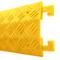 Passacavo a pavimento per la protezione elettrici canalina lunghezza 1 vie 100x13 cm giallo rigido