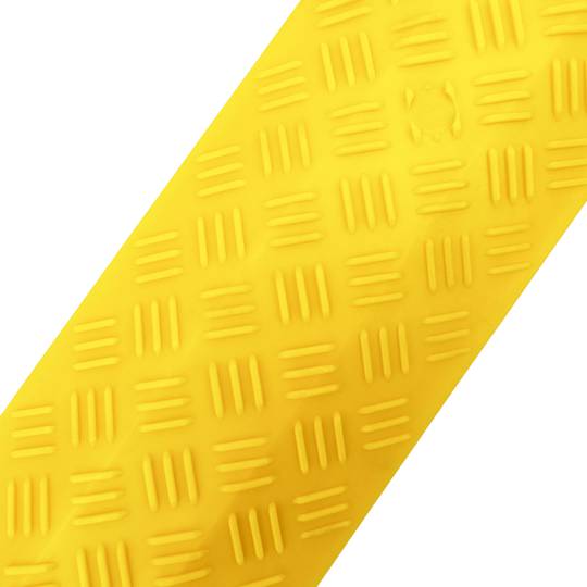 Passacavo a pavimento per la protezione elettrici canalina lunghezza 1 vie 100x13 cm giallo rigido