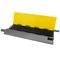 Cable floor cover protector trunking rubber bumper 4 way 90x50cm