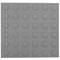 Pavimento tattile per non vedenti 30x30cm con cerchi di arresto e allarme grigio 10-pack