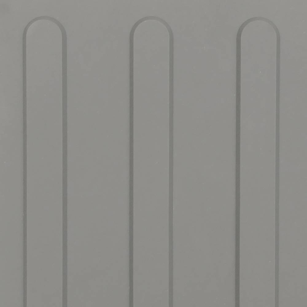 Telha de pavimento táctil para pessoas cegas 30x30cm com linhas avançadas cinza 10-pack