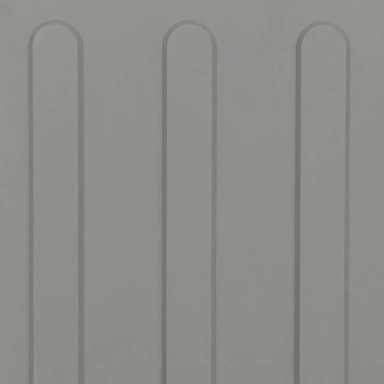 Baldosa podotáctil pavimento táctil de ciegos invidentes de 25x25cm con franjas avance gris 10-pack
