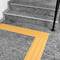 Pavimento tattile per non vedenti 40x40cm con cerchi di arresto e allarme giallo 10-pack
