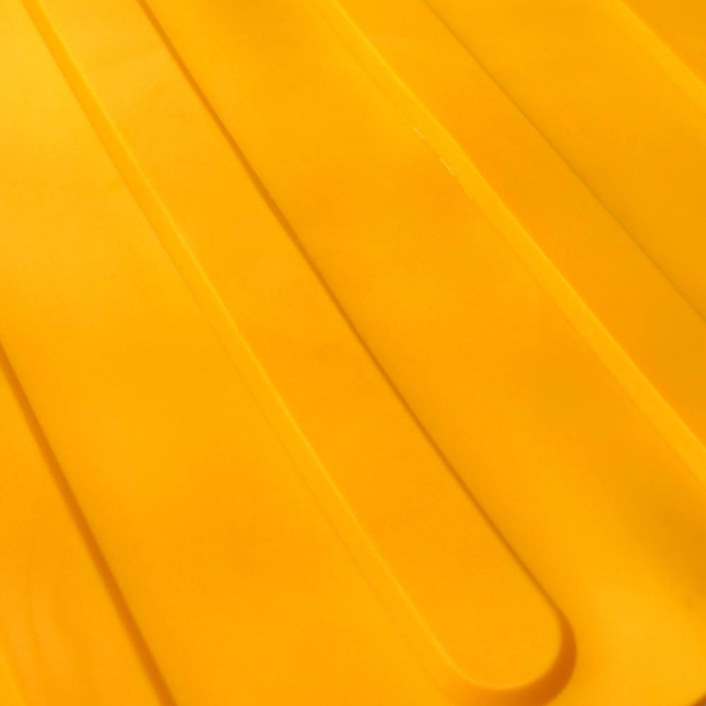 Baldosa podotáctil pavimento táctil de ciegos invidentes de 25x25cm con franjas amarillo 10-pack