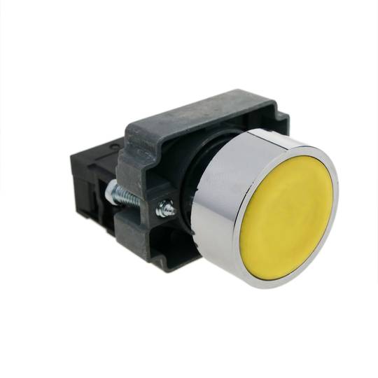 Momentary Taste Push button schalter 22mm 1NC 400V 10A geschlossen normalerweise gelb
