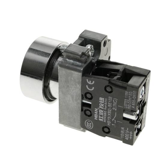 Momentary Taste Push button schalter 22mm 1NC 400V 10A geschlossen normalerweise gelb