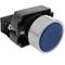 Pulsante momentaneo interruttore 22mm 1NC 400V 10A normalmente chiuso blu