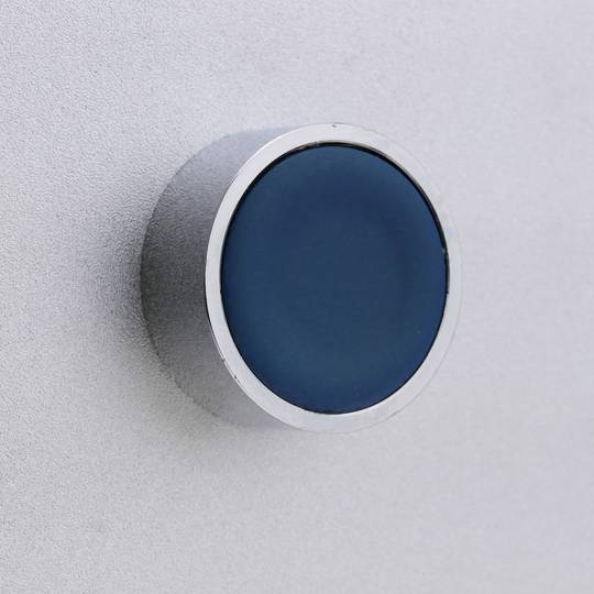 Pulsante momentaneo interruttore 22mm 1NC 400V 10A normalmente chiuso blu