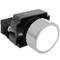 Bouton poussoir momentané 22mm 1NC 400V 10A normalement fermé blanc