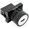 Bouton poussoir momentané 22mm 1NC 400V 10A normalement fermé flèche noire
