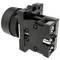 Bouton poussoir momentané 22mm 1NC 400V 10A normalement fermé flèche noire