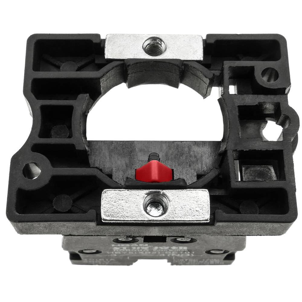 Bouton poussoir momentané 22mm 1NC 400V 10A normalement fermé flèche noire