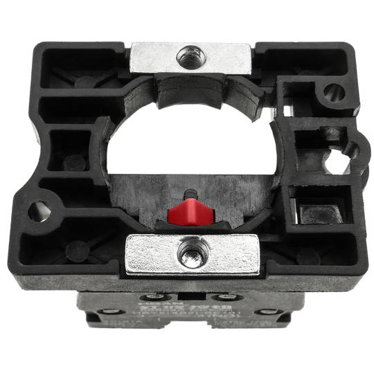 Bouton poussoir momentané 22mm 1NC 400V 10A normalement fermé flèche noire