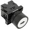 Pulsante momentaneo interruttore 22mm 1NO 1NC 400V 10A freccia nera