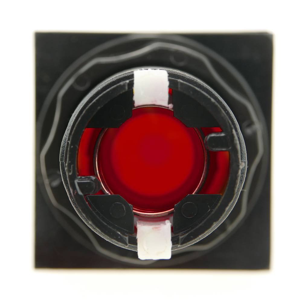 Chwilowy przycisk zręcznościowy 32x32 mm 1NO 1NC 250V 15A SPDT czerwony ze światłem
