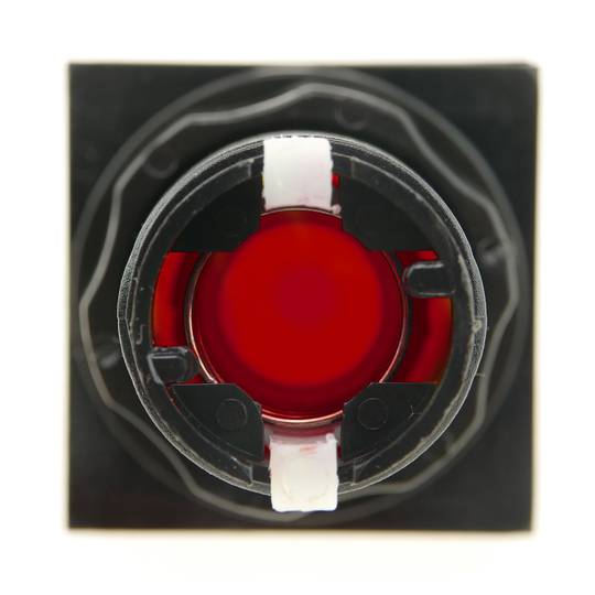 Chwilowy przycisk zręcznościowy 32x32 mm 1NO 1NC 250V 15A SPDT czerwony ze światłem
