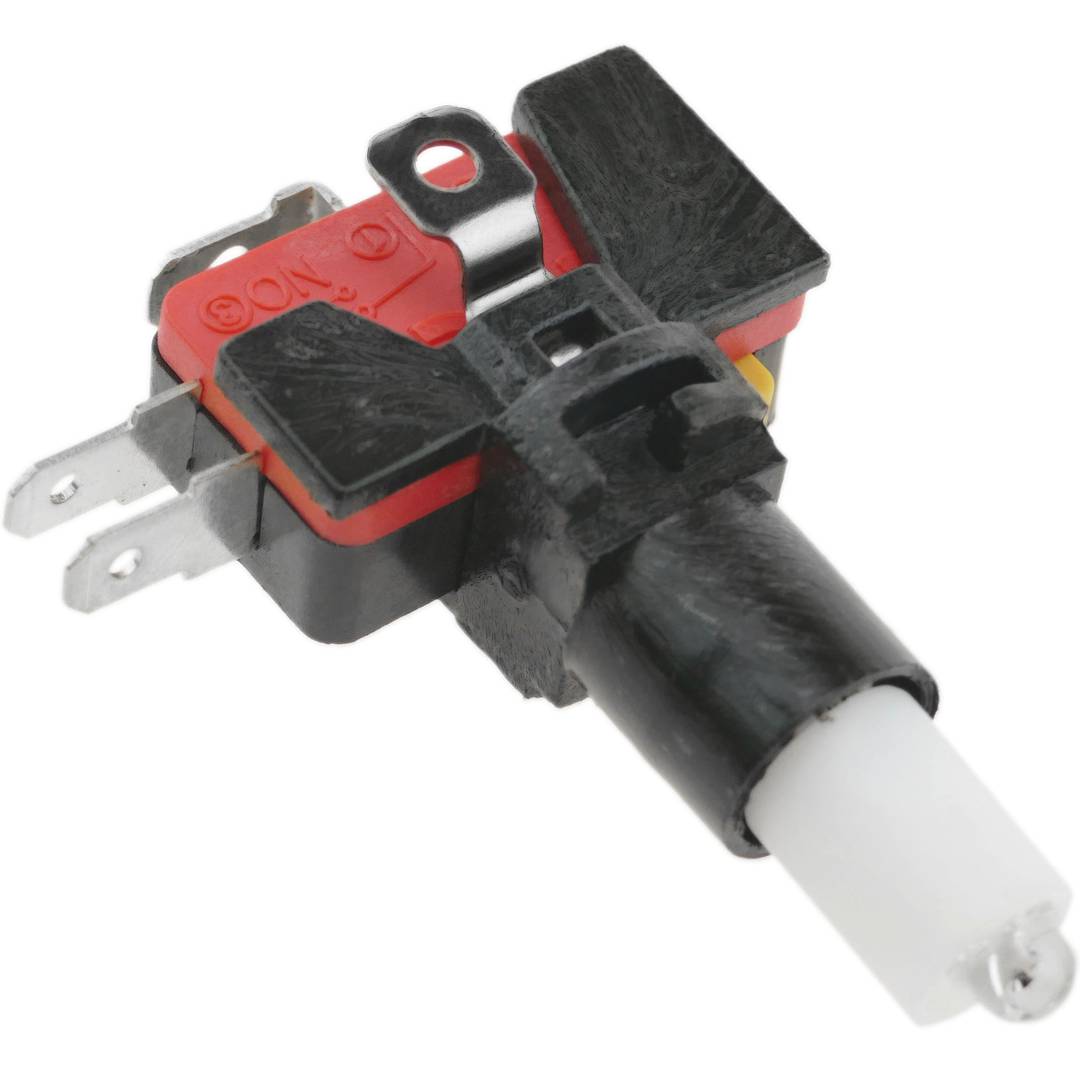 Polsador arcade momentani 32x32 mm 1NO 1NC 250V 15A SPDT groc amb llum