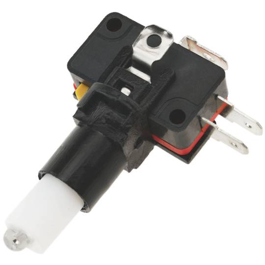 Polsador arcade momentani 32x32 mm 1NO 1NC 250V 15A SPDT groc amb llum