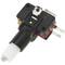 Polsador arcade momentani 32x32 mm 1NO 1NC 250V 15A SPDT groc amb llum